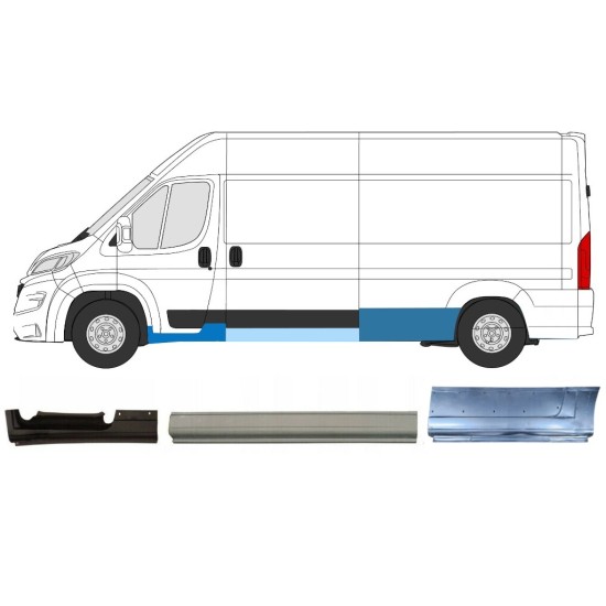 Set di pannelli di riparazione per Opel Movano 2021-2026 / Sinistra 16538