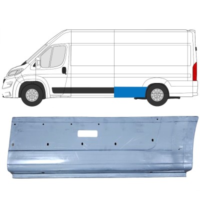 Pannello di riparazione parafango posteriore per Opel Movano 2021-2026 / Sinistra 16496