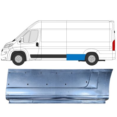 Pannello di riparazione parafango posteriore per Opel Movano 2021-2026 / Sinistra 16521