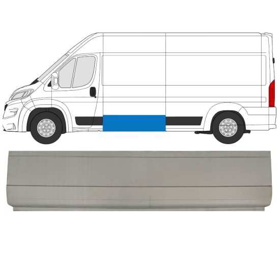 Pannello di riparazione pannello laterale per Opel Movano 2021-2026 / Sinistra 16431