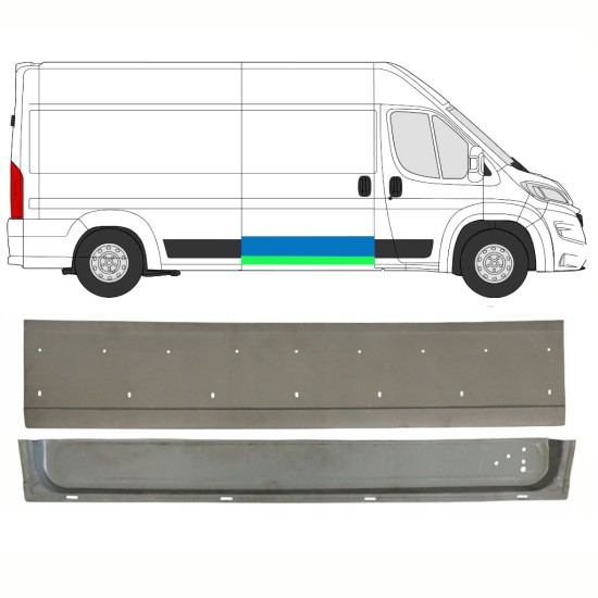 Pannello di riparazione porta scorrevole per Opel Movano 2021-2026 / Destra 16463
