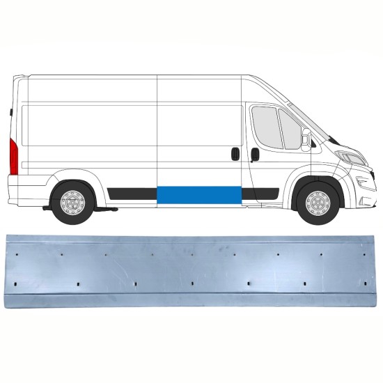 Pannello di riparazione porta scorrevole per Opel Movano 2021-2026 / Destra 16461