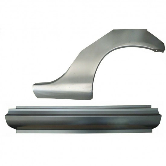Pannello di riparazione sottoporta e parafango posteriore per Mazda MX-5 1998-2005 NB / Sinistra / Set 10274