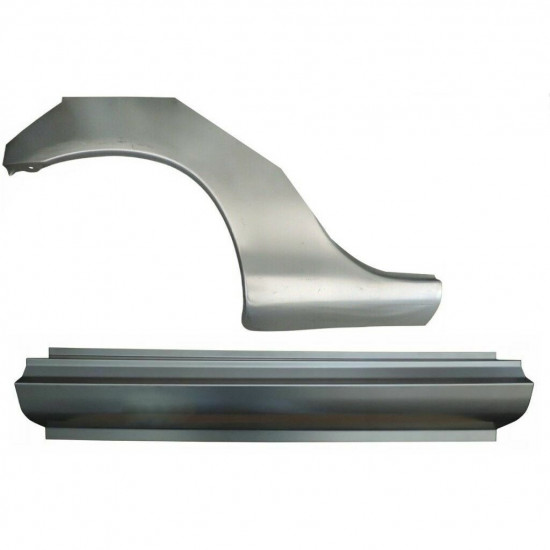 Pannello di riparazione sottoporta e parafango posteriore per Mazda MX-5 1998-2005 NB / Destra / Set 10273