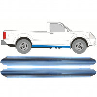 Pannello di riparazione sottoporta lamiera per Nissan Navara D22 1998-2005 / Sinistra = Destra (simmetrico) / Set 9927