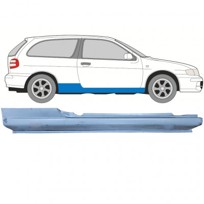 Sottoporta Lamiera Completo per Nissan Almera N15 1995-1999 / Destra 7604