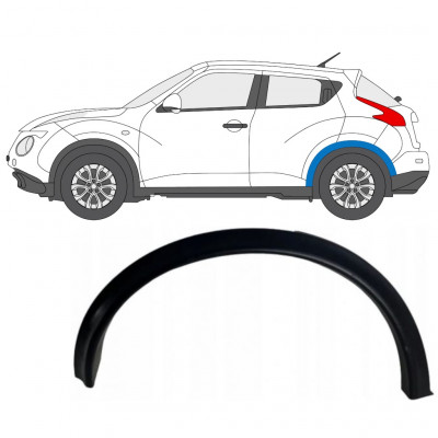 Modanatura laterale parafango posteriore per Nissan Juke 2010-2019 / Sinistra 7899
