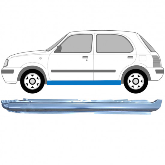 Sottoporta Lamiera Completo per Nissan Micra K11 1992-2003 / Sinistra 6848