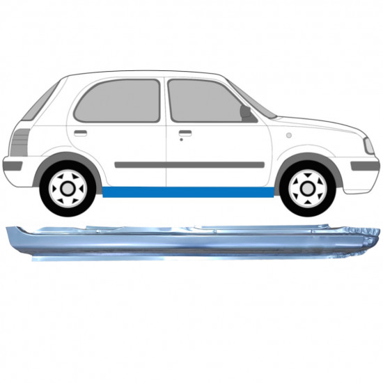 Sottoporta Lamiera Completo per Nissan Micra K11 1992-2003 / Destra 6847