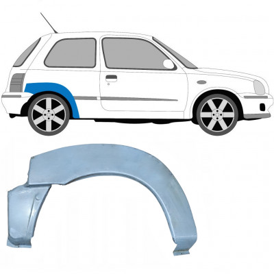Pannello di riparazione parafango posteriore per Nissan Micra K11 1992-2003 / Destra 7189