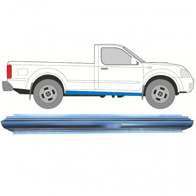 Pannello di riparazione sottoporta lamiera per Nissan Navara D22 1998-2005 / Sinistra = Destra (simmetrico) 8051
