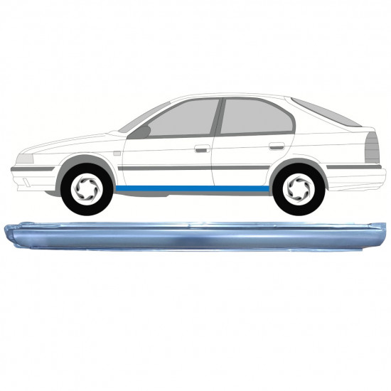 Sottoporta Lamiera Completo per Nissan Primera P10 1990-1996 / Sinistra 8100