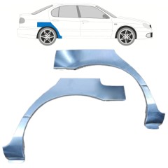 Pannello di riparazione parafango posteriore per Nissan Primera P11 1996-2001 / Sinistra+Destra / Set 10632