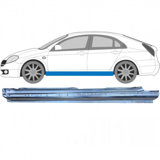 Sottoporta Lamiera Completo per Nissan Primera P12 2001-2007 / Sinistra 6856