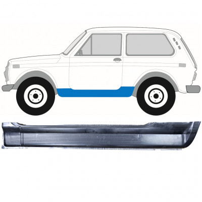 Sottoporta Lamiera Completo per Lada Niva 1976- / Sinistra 12040
