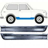 Sottoporta Lamiera Completo per Lada Niva 1976- / Sinistra+Destra / Set 12041