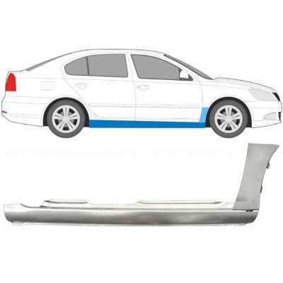 Lamiera di riparazione sottoporta completo e parafango anteriore per Skoda Octavia II 2004-2013 / Destra / Set 11176