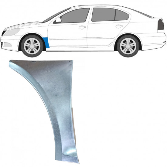 Pannello di riparazione parafango anteriore per Skoda Octavia II 2004-2013 / Sinistra 7005