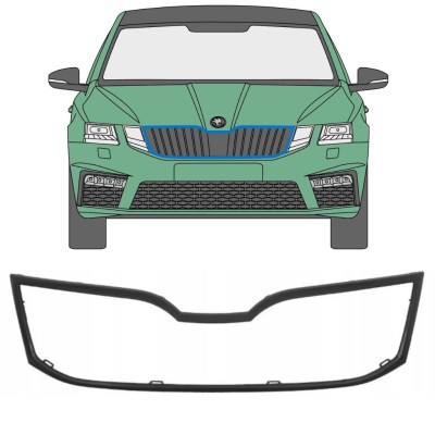 Cadre de calandre per Skoda Octavia III 2017-2020 16207