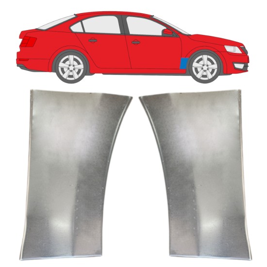 Pannello di riparazione parafango anteriore per Skoda Octavia III 2013-2020 / Sinistra+Destra / Set 16101