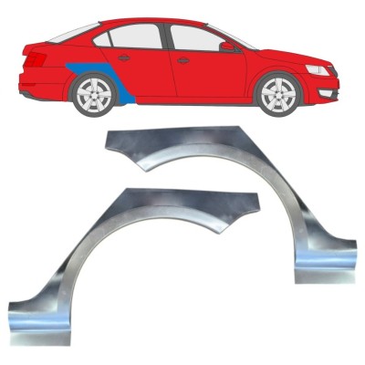 Pannello di riparazione parafango posteriore per Skoda Octavia III 2013-2020 / Sinistra+Destra / Set 15864
