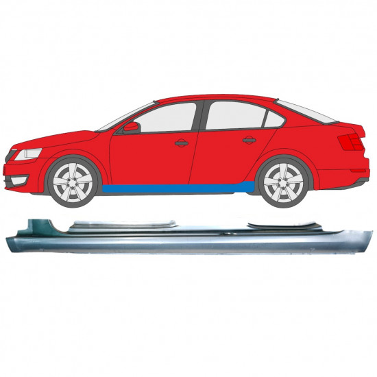 Sottoporta Lamiera Completo per Skoda Octavia III 2013-2020 / Sinistra 8069