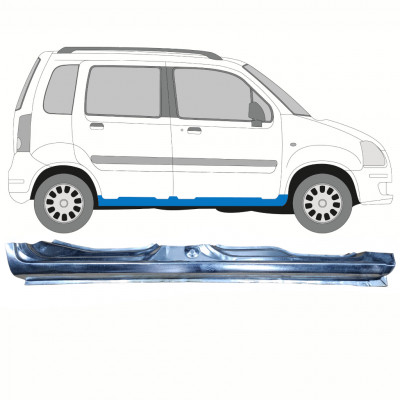 Sottoporta Lamiera Completo per Opel Agila 2001-2008 / Destra 8616