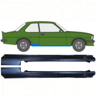 Sottoporta Lamiera Completo per Opel Ascona B 1975-1981 / Sinistra+Destra / Set 11074