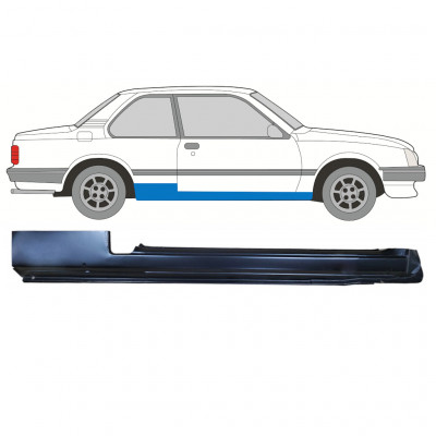 Sottoporta Lamiera Completo per Opel Ascona C 1981-1998 / Destra 10979