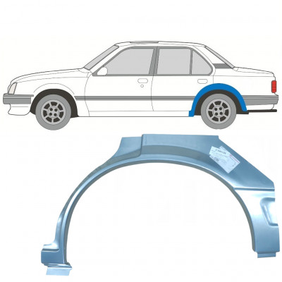 Pannello di riparazione parafango posteriore per Opel Ascona C 1981-1998 / Sinistra 7292