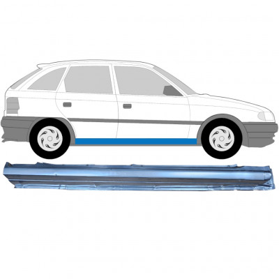 Sottoporta Lamiera Completo per Opel Astra F 1991-2002 / Destra 6866
