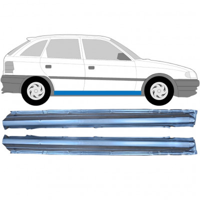 Sottoporta Lamiera Completo per Opel Astra F 1991-2002 / Sinistra+Destra / Set 9447