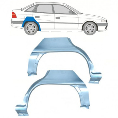 Pannello di riparazione parafango posteriore per Opel Astra F 1991-2002 / Sinistra+Destra / SEDAN / Set 10406