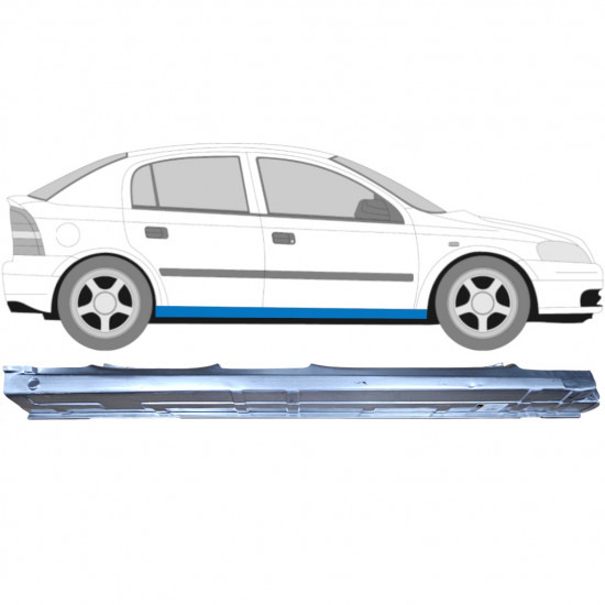 Sottoporta Lamiera Completo per Opel Astra G 1998-2009 / Destra 6862