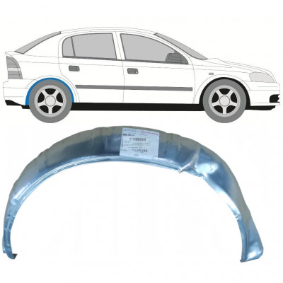 Pannello di riparazione arco ruota posteriore interno per Opel Astra G 1998-2009 / Destra 7870