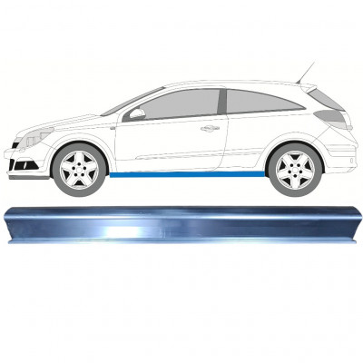 Pannello di riparazione sottoporta lamiera per Opel Astra GTC 2005-2011 / Sinistra 7294