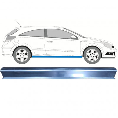 Pannello di riparazione sottoporta lamiera per Opel Astra GTC 2005-2011 / Destra 7295