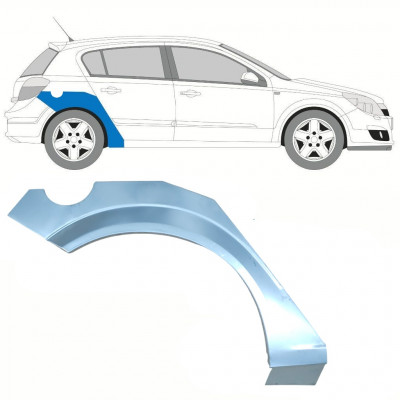 Pannello di riparazione parafango posteriore per Opel Astra H 2003-2014 / Destra 8862