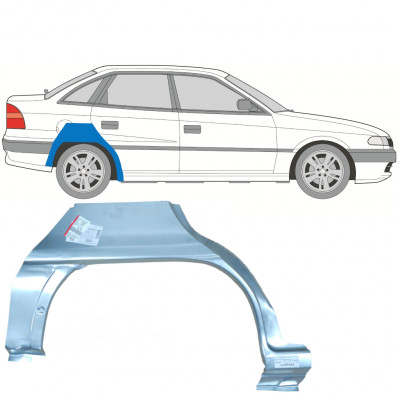 Pannello di riparazione parafango posteriore per Opel Astra F 1991-2002 / Destra / SEDAN 7263