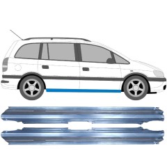 Sottoporta Lamiera Completo per Opel Zafira A 1999-2005 / Sinistra+Destra / Set 9260