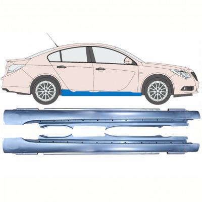 Sottoporta Lamiera Completo per Opel Insignia 2008-2017 / Sinistra+Destra / Set 10342