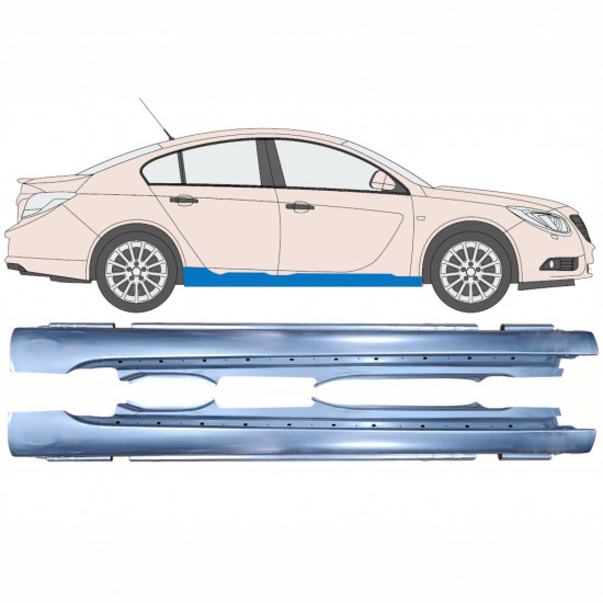 Sottoporta Lamiera Completo per Opel Insignia 2008-2017 / Sinistra+Destra / Set 10342