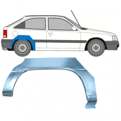 Pannello di riparazione parafango posteriore per Opel Kadett E Astra 1984-1993 / Destra 7363