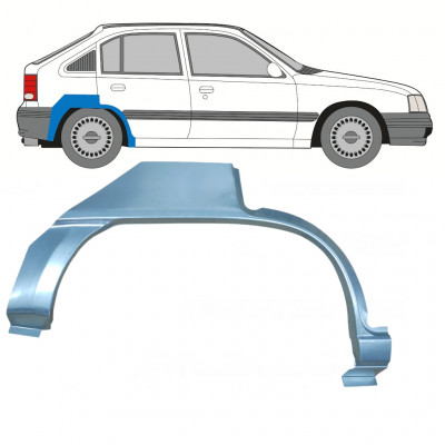 Pannello di riparazione parafango posteriore per Opel Kadett E Astra 1984-1993 / Destra 7908