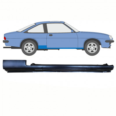 Sottoporta Lamiera Completo per Opel Manta B 1975-1988 / Destra 8792