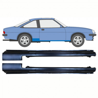 Sottoporta Lamiera Completo per Opel Manta B 1975-1988 / Sinistra+Destra / Set 11080