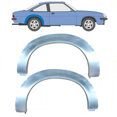 Pannello di riparazione parafango posteriore per Opel Manta B 1975-1988 / Sinistra+Destra / Set 11079