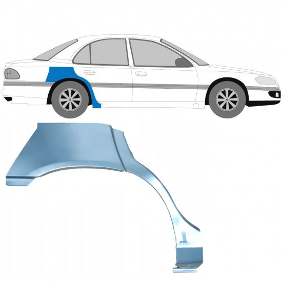 Pannello di riparazione parafango posteriore per Opel Omega B 1994-2003 / Destra 6919