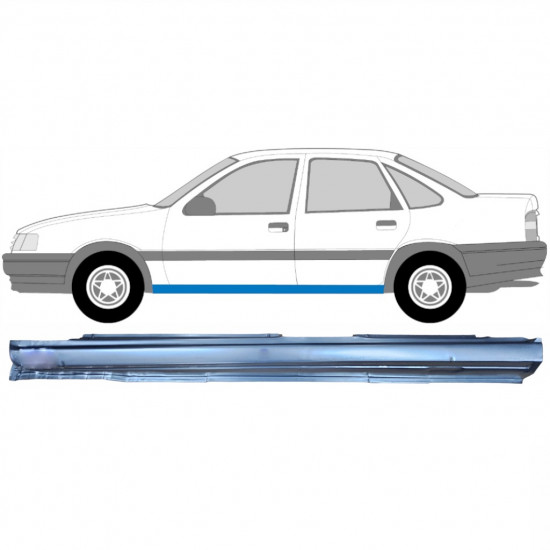 Sottoporta Lamiera Completo per Opel Vectra A Cavalier 1988-1995 / Sinistra 6898