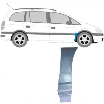 Pannello di riparazione parafango anteriore per Opel Zafira A 1999-2005 / Destra 6094